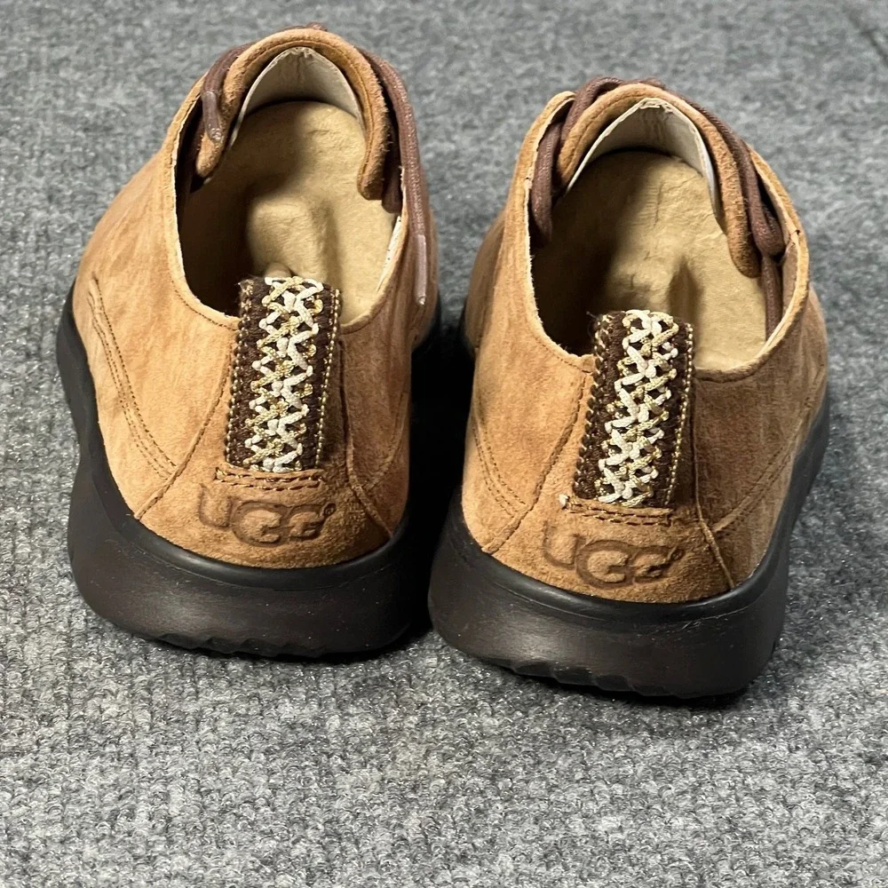 UGG‎ Australia Bowmore Chestnut Suede Lace Up Oxford Shoes 1006692 Mens 8